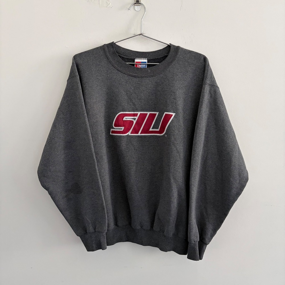 Taylor Imprinted Sportswear SIU Southern Illinois University Crewneck Gray XL